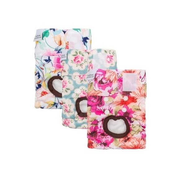 CuteBone Reusable Dog Diapers Female Washable Doggie Diapers - Picture 1 of 6